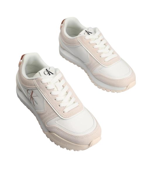 Calvin Klein Natural Lace-Up Casual Shoes