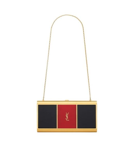 Saint Laurent Black Minaudière