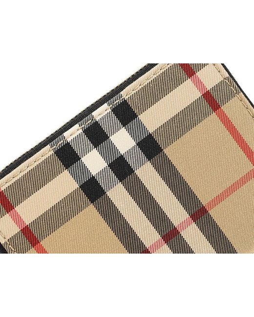 Burberry Multicolor Checkered Zipper Wallet