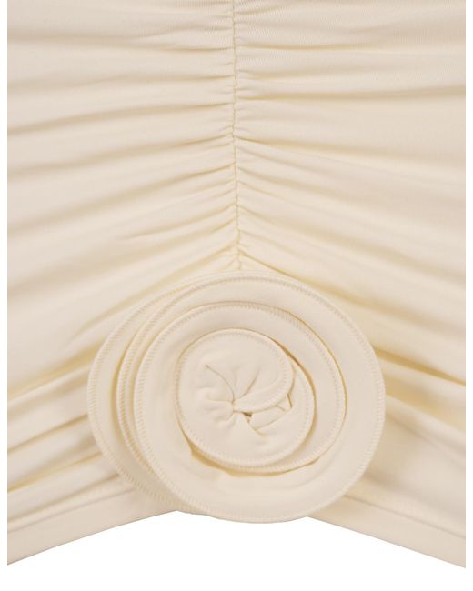 LaRevêche White Long Sleeve Dress