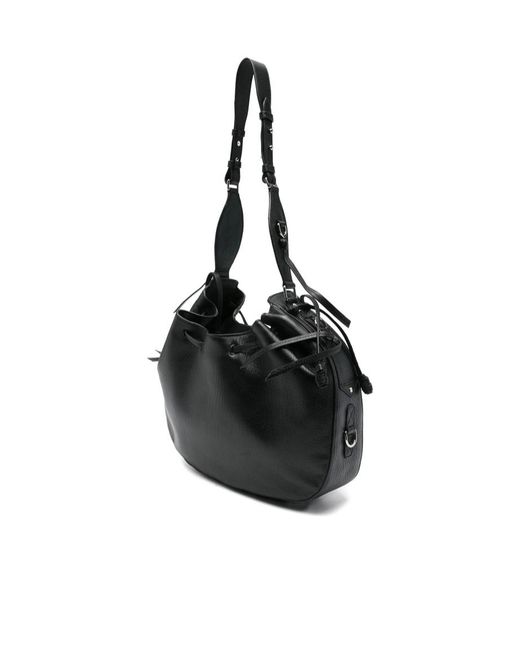 Isabel Marant Black Bolton Hobo Bag