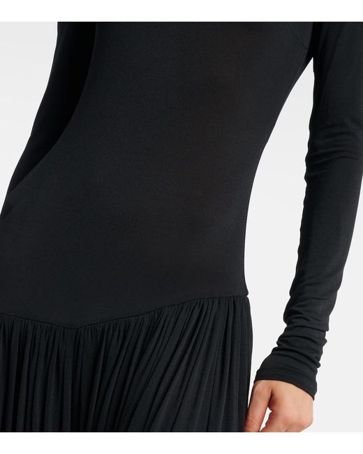 Magda Butrym Black Long-Sleeved Dress