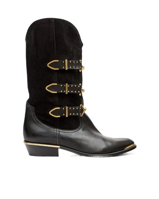 Isabel Marant Black Mexia Boots