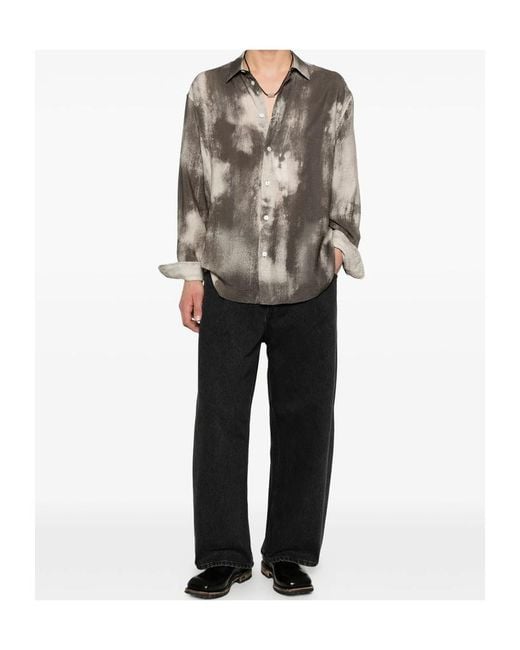 Samsøe & Samsøe Gray Long-Sleeved Shirt for men