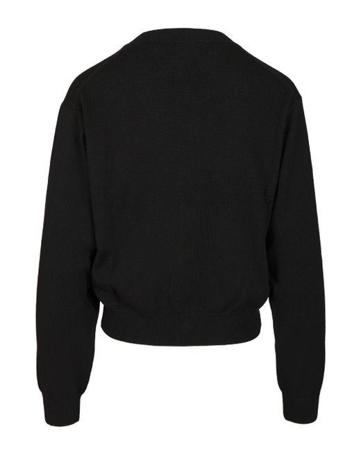KENZO Black Boke Flower Knitted Cardigan