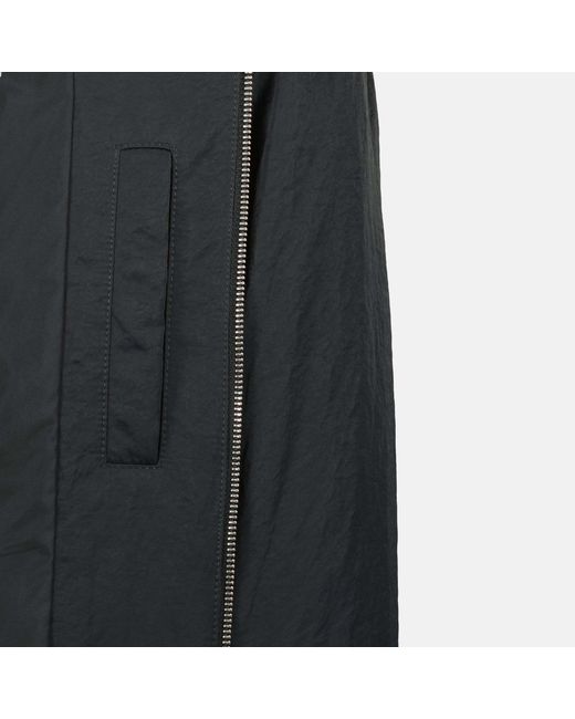 AMI Black Logo Embossed Zipped Jacket for men