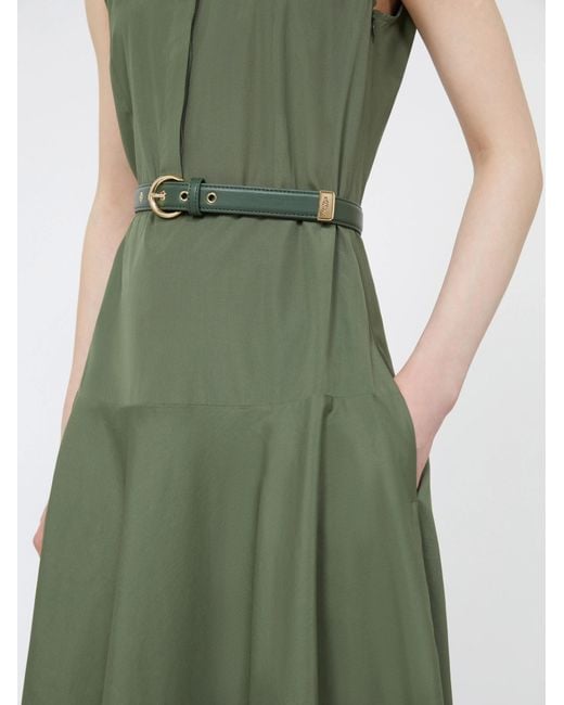 Max Mara Green Studio Gesto Sleeveless Midi Dress