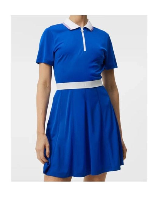 J.Lindeberg Blue Helga Tennis Minidress