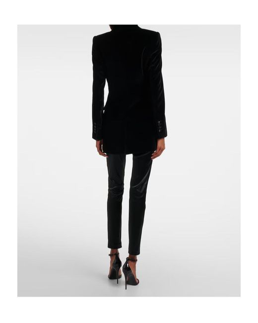 Dolce & Gabbana Black Long-Sleeved Tuxedo Jacket