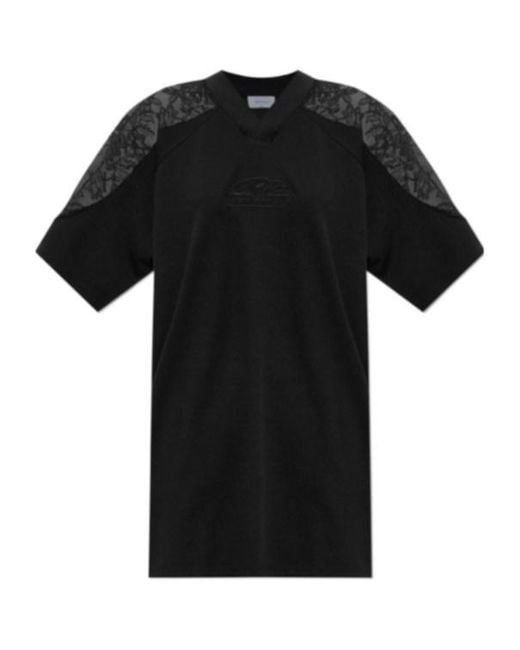 Off-White c/o Virgil Abloh Black Short-Sleeved T-Shirt