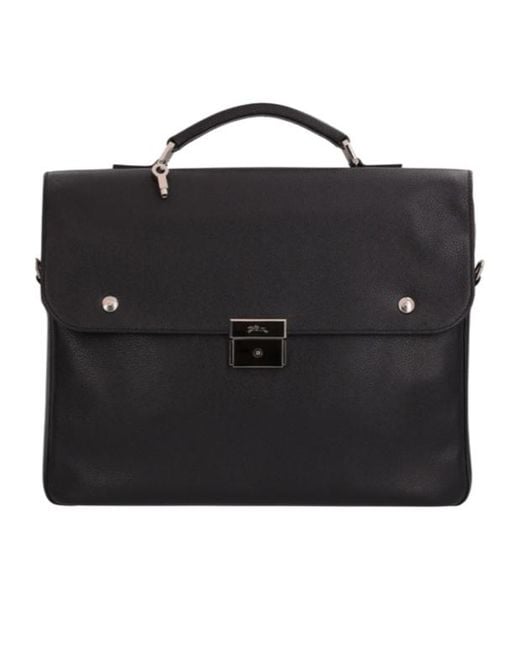Longchamp Black Le Foulonne Tote Bag