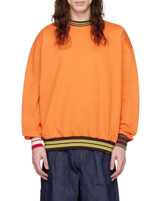 Jacquemus Orange Lasso Crewneck Sweatshirt for men