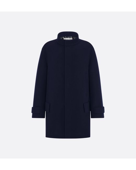Dior Blue Long-Sleeved Coat