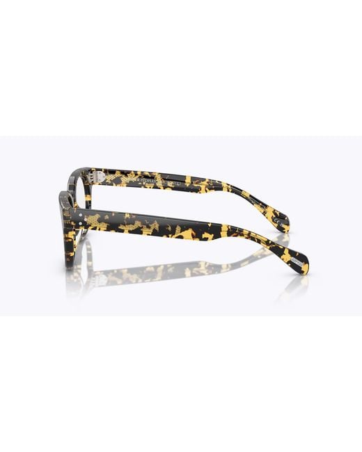 Oliver Peoples White Afton Flat Mirror for men