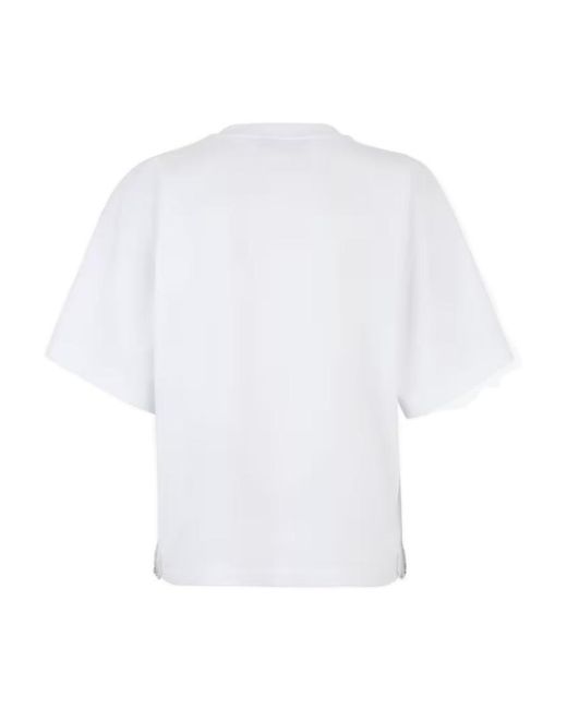 Fendi White Jersey T-Shirt