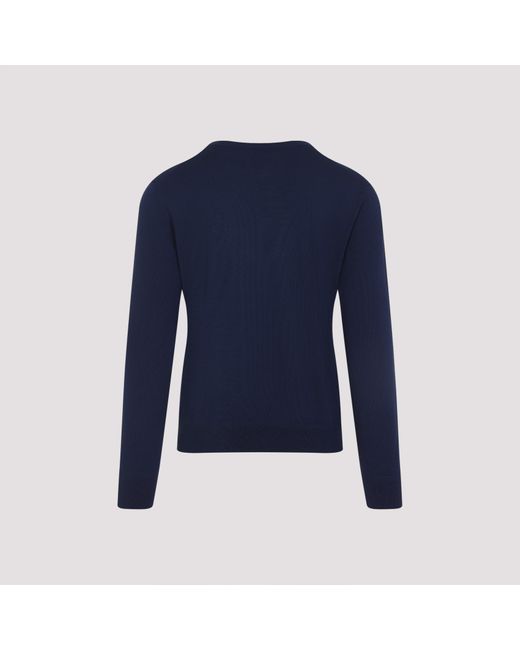Tom Ford Blue Wool Sweater for men