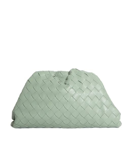 Bottega Veneta Green Teen Pouch Clutch