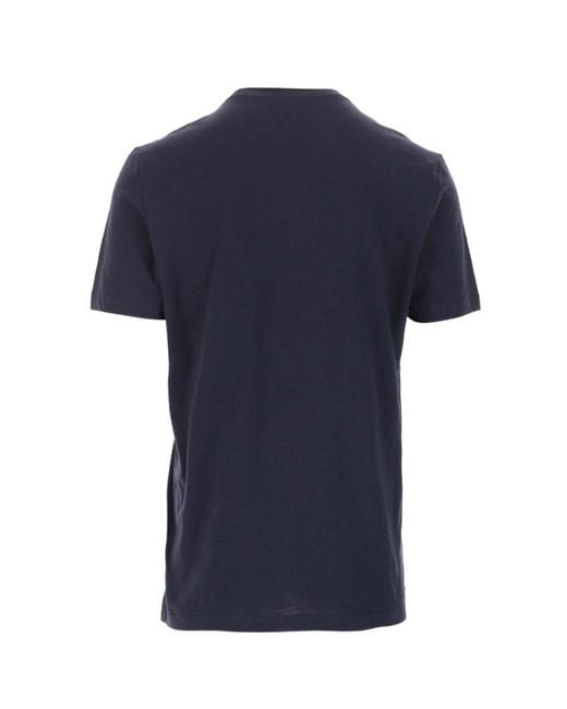 Versace Blue Greca Logo-Print T-Shirt for men
