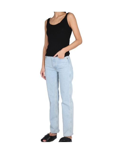 Aspesi Black Scoop-Neck Knitted Top