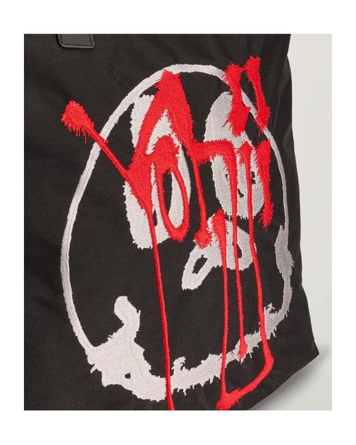 Y-3 Black Chito Graphic Tote for men