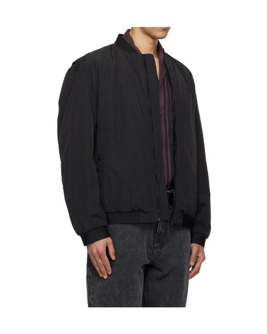Boss Black Long-Sleeved Waterproof Bomber Casual Jacket for men