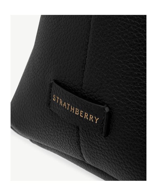 Strathberry Black Kite Tote