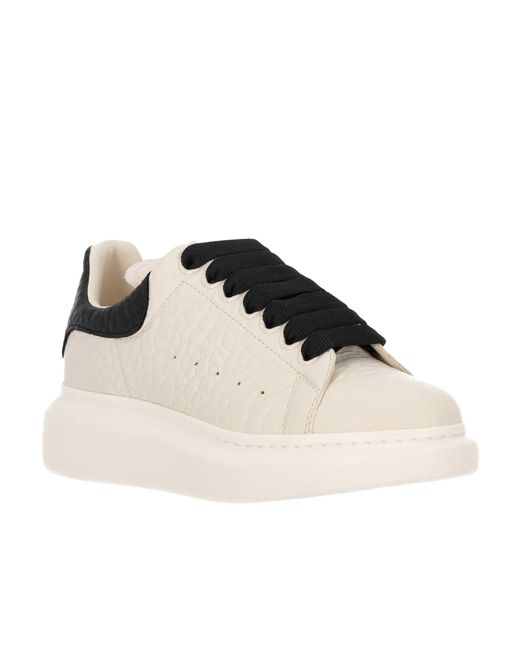 McQueen Natural Oversized Low-Top Sneakers