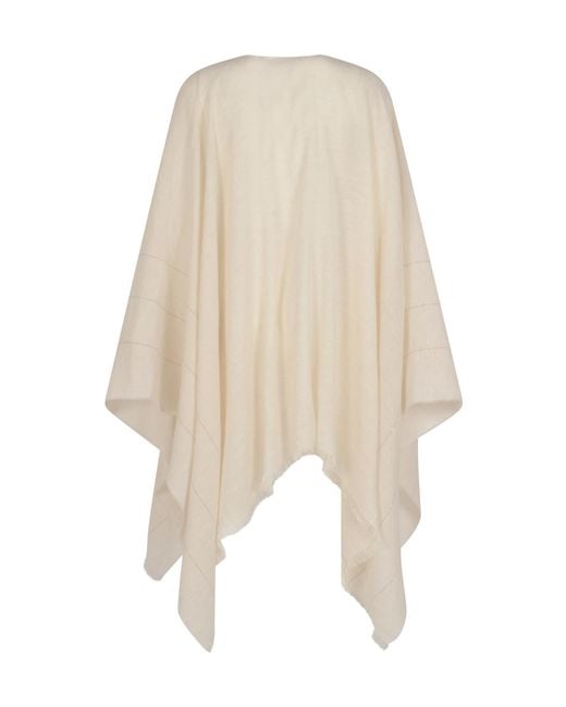 Peserico Natural Tassel Shawl