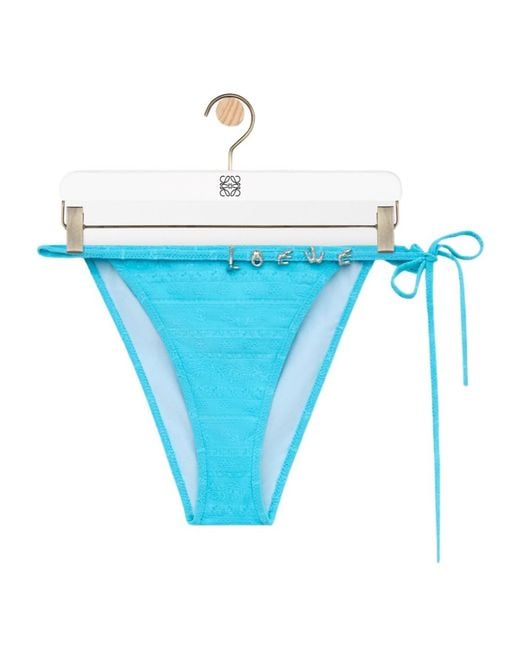 Loewe Blue Logo Tie Bikini Briefs