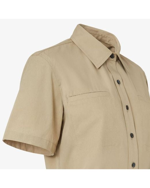Fendi Natural Cotton Dress