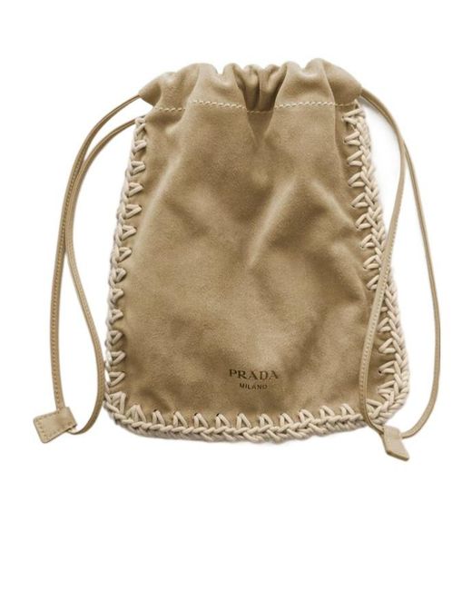 Prada Natural Suede Smartphone Case