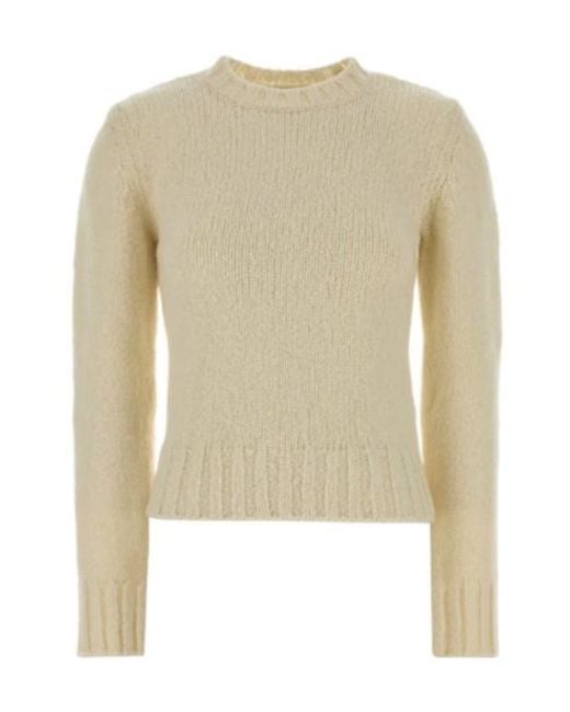 A.P.C. Natural Long Sleeve Crewneck Jumper