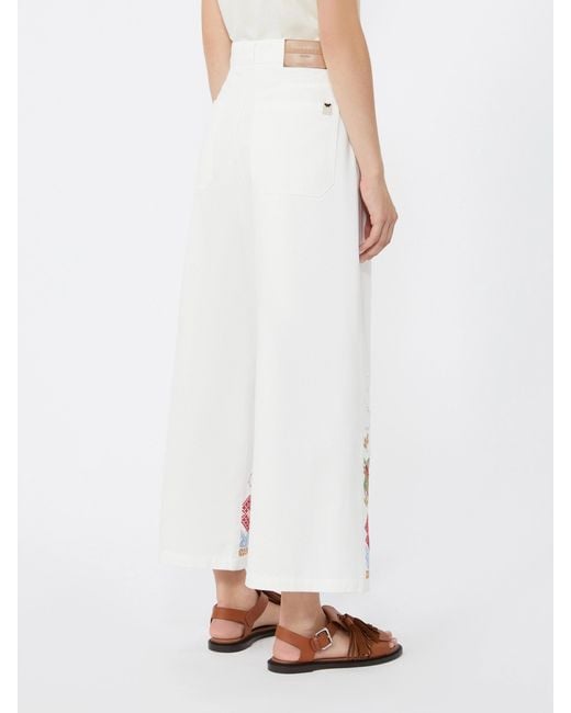Weekend by Maxmara White Wkdadunco Trousers