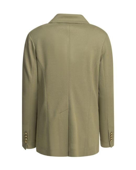 Circolo 1901 Green Double-Breasted Suit Jacket