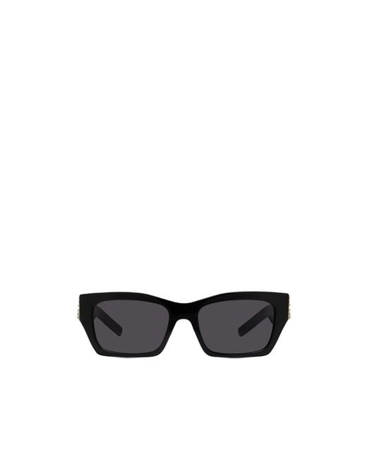 Givenchy Black Eyewear Rectangle Frame Sunglasses