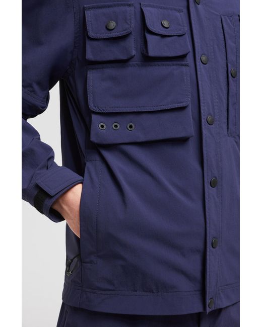 Moncler Blue Tatra 2-In- Water-Repellent Field Jacket for men