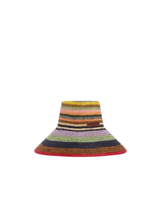 DSquared² Multicolor Wide Brim Hat
