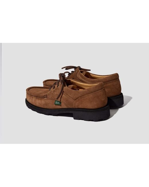 Paraboot Brown Round-Toe Loafers for men