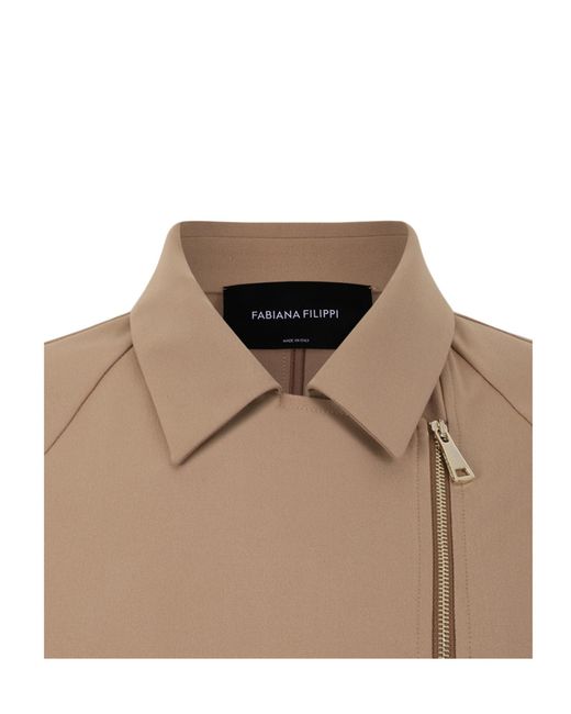 Fabiana Filippi Natural Zipper Jacket