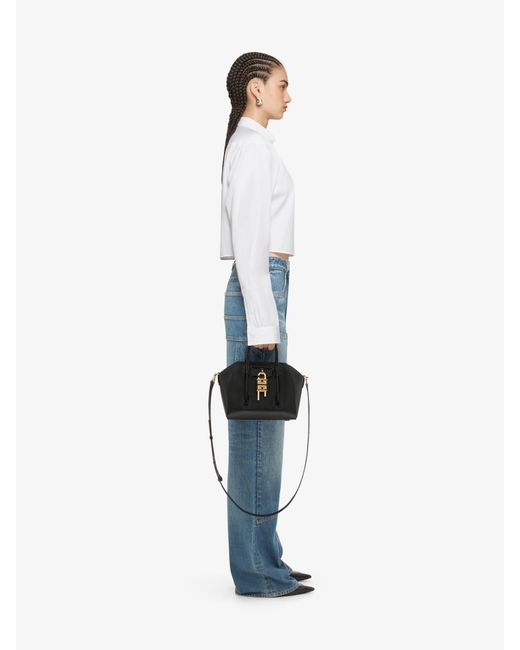 Givenchy White Logo Plaque Collared Shirt