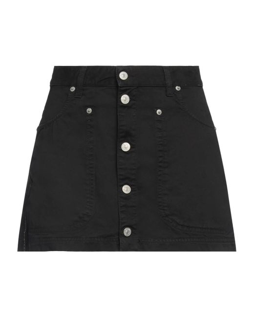 DIESEL Black Colored Denim Umbrella Skirt