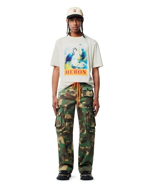 Heron Preston White Round-Necked T-Shirt for men
