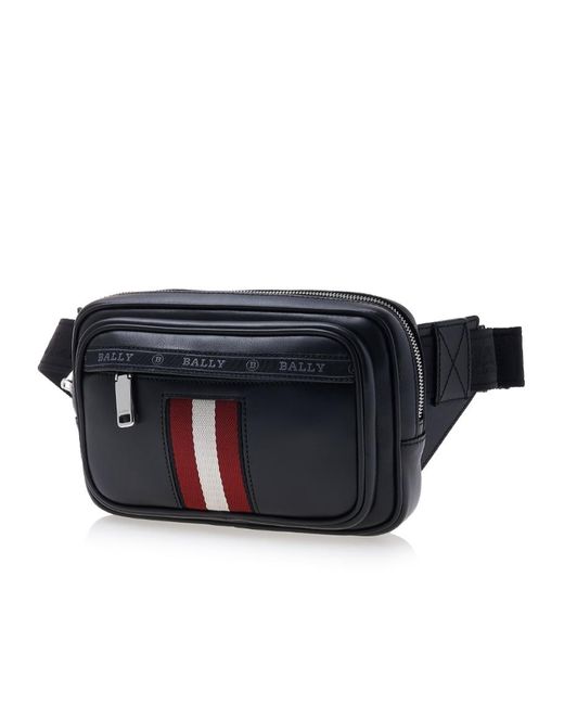Bally Blue Zippered Waist Pack for men