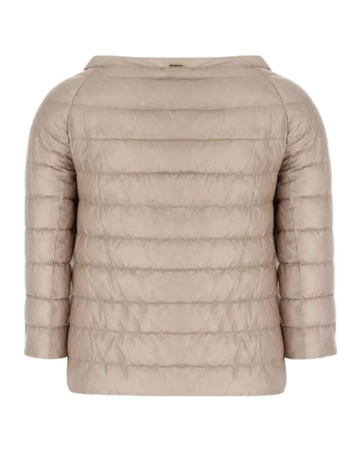 Herno Brown Quilted Jacket