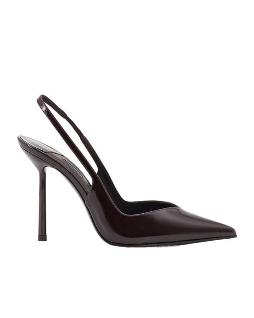 Le Silla Metallic Vivienne Slingback Heeled Pumps