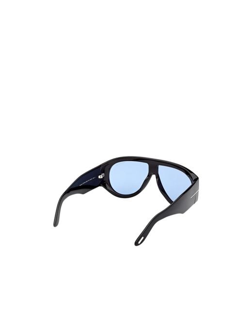 Tom Ford Blue Eyewear Pilot Frame Sunglasses for men