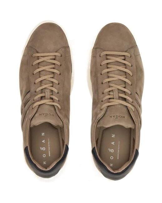 Hogan Brown Sneakers H580 for men