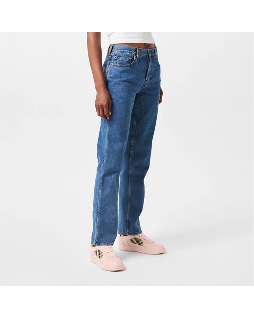 Burberry Blue Wide Jeans