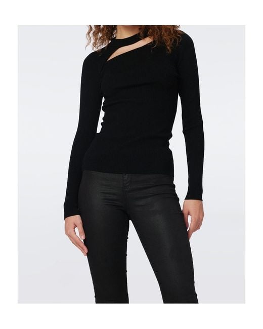 Diane von Furstenberg Black Dvf Barton Top