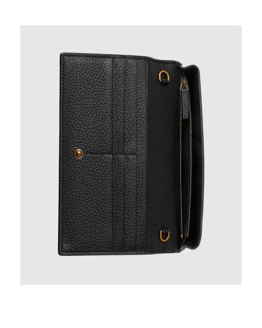 Gucci Black Interlocking G Wallet On Chain